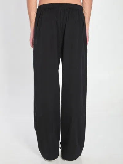 Celine Drawstring Casual Pants In Black