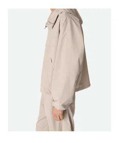 Bottega Veneta Tech Nylon Blouson In Brown