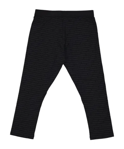 Dsquared2 Leggings All-over Print Elastic Waistband In Black