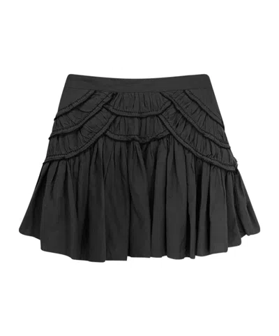 Isabel Marant Étoile Marant Etoile Women Ceola Cotton Blend Miniskirt In Black