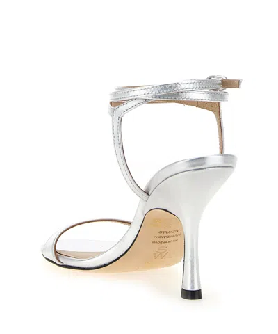Stuart Weitzman Round Toe High Heel Sandals