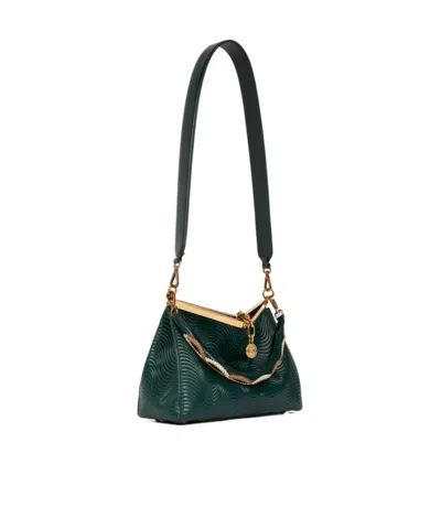 Etro Medium Vela Bag With Wavy Motif And Clutch