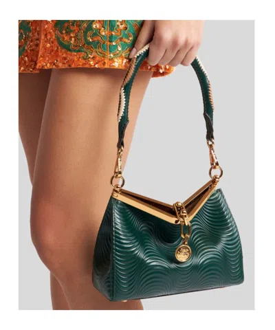 Etro Small Vela Bag With Wavy Motif