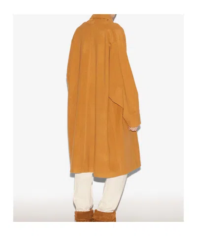 Isabel Marant Elise Coat In Brown