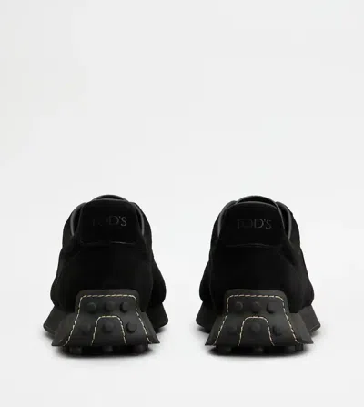Tod's Suede Sneakers In Black