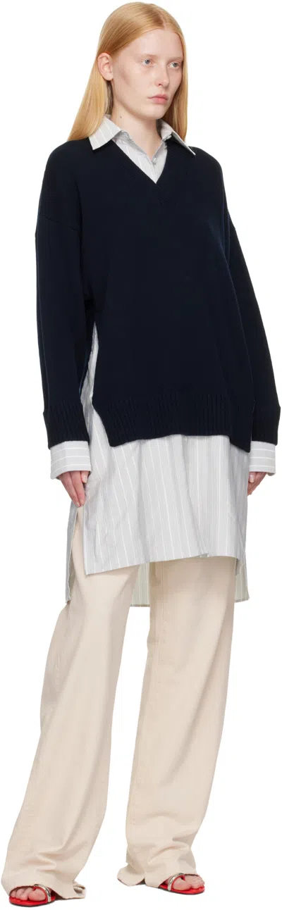 Stella Mccartney Crew-neck Sweater Shirt Midi Dress