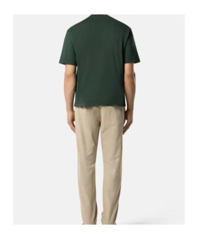 Stone Island Regular-fit Chino Pants With Pockets And Compass Patch In White