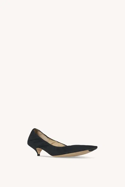 The Row Liisa Kitten Heel In Cotton