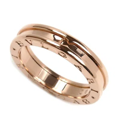 Pre-owned Bvlgari Pink Gold (18k) Band Ring ()