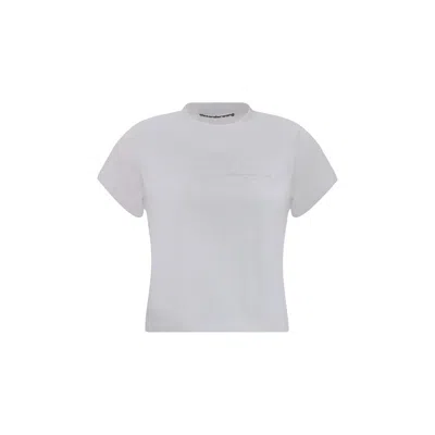 Alexander Wang Cropped T-shirt In White