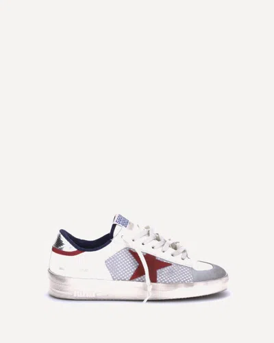 Golden Goose Men Leather Sneakers In Gray