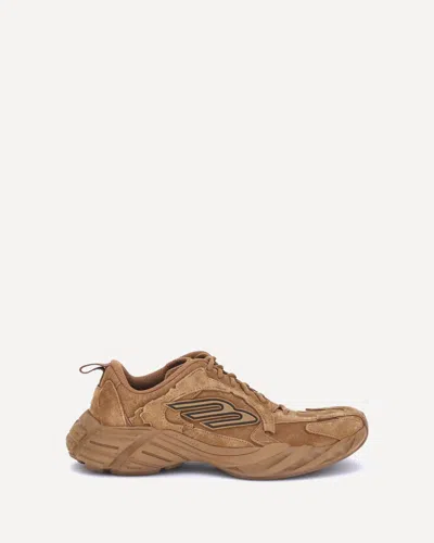 Balenciaga Men Monday Sneakers In Brown