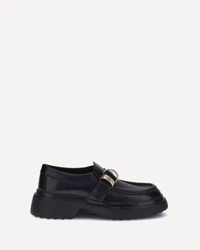 Tod's Rings Leather Loafers