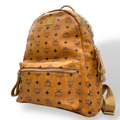 Pre-owned Mcm Leather Backpack ()