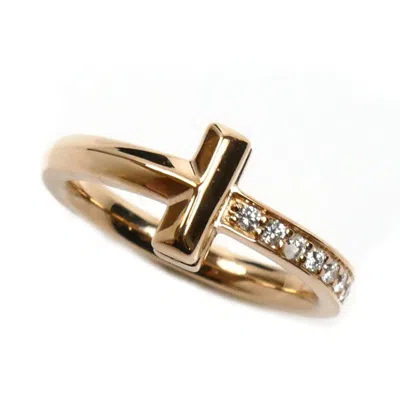 Pre-owned Tiffany & Co Pink Gold (18k) Band Ring () In Multi