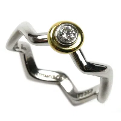 Pre-owned Tiffany & Co Platinum 950 Yellow Gold (18k) Band Ring ()
