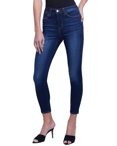 L Agence L'agence Margot Baltic High-rise Skinny Jean In Blue