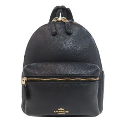 Pre-owned Coach Leather Backpack ()