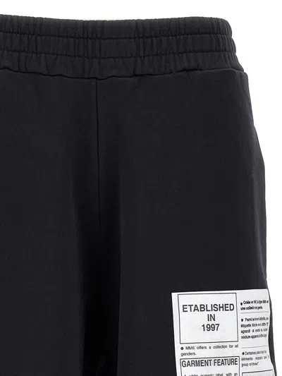 Mm6 Maison Margiela Press Joggers In Black