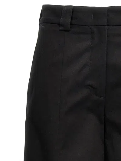 The Latest Billie Lightweight Poplin Trousers Black In Black