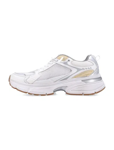 Golden Goose Lightstar Net Leather And Suede Upper Tpu Star Net Heel And Spur In White