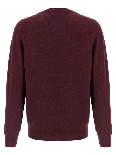 Brunello Cucinelli Cashmere Sweater Sweaters And Cardigans Bordeaux