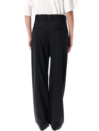 Isabel Marant Lisetta Wool High-rise Pleated Pant In Black