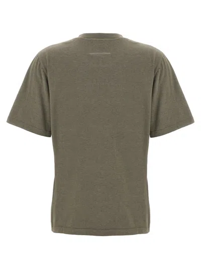 Mm6 Maison Margiela Mm6 By Maison Margiela Numeric Signature Patch T-shirt In Gray