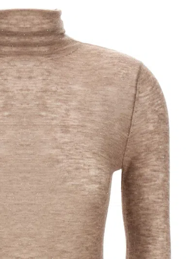 Pinko 'moss' Sweater In Brown