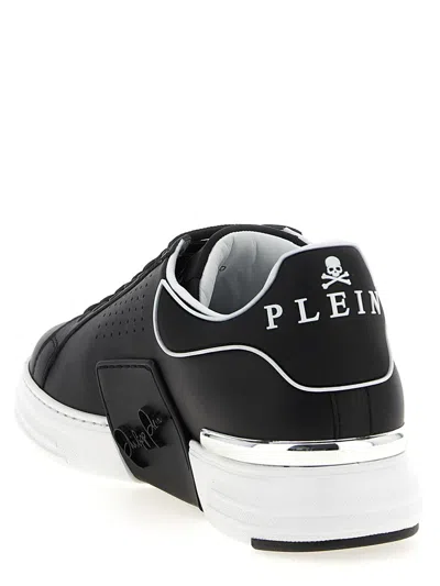 Philipp Plein Nappa Leather Sneakers Low Top Hexagon In Multi