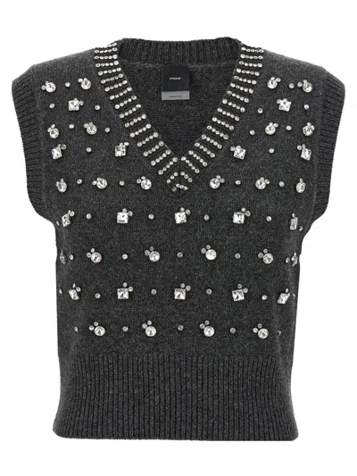 Pinko 'ponziane' Vest In Black