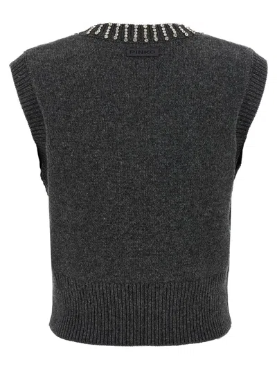 Pinko 'ponziane' Vest In Black