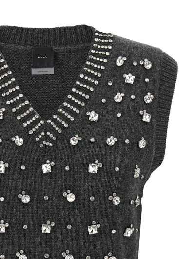 Pinko 'ponziane' Vest In Black