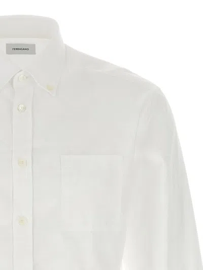 Ferragamo Poplin Shirt Shirt And Blouse
