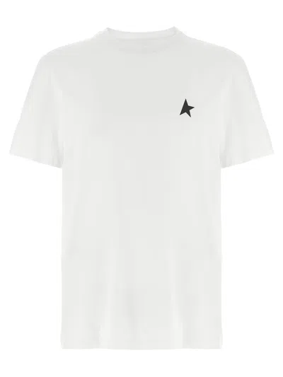 Golden Goose Regular-fit T-shirt With Minimalist Star Emblem In White