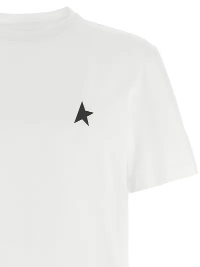 Golden Goose Regular-fit T-shirt With Minimalist Star Emblem In White