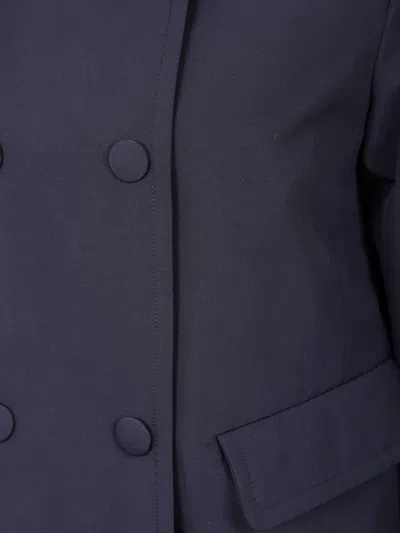 Aspesi Aranciata Double Breasted Jacket In Blue