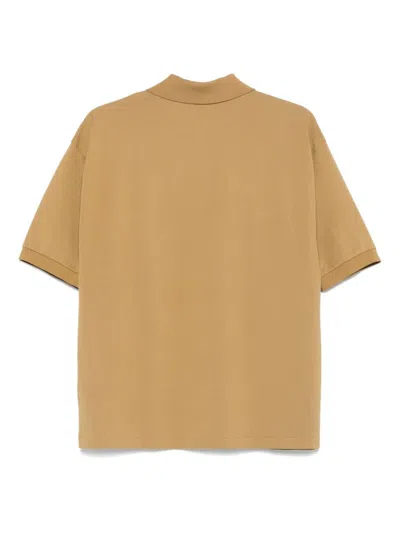 Auralee Polo Shirt Cotton Ribbed Cuffs