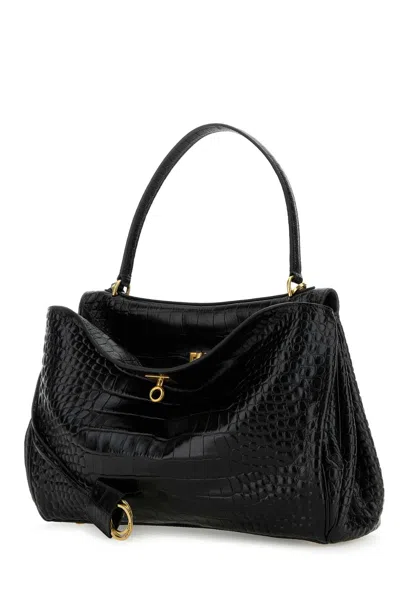 Balenciaga Rodeo Medium Handbag In Smooth Leather