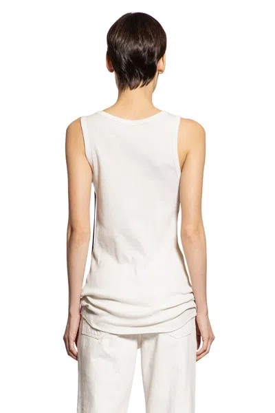 Ann Demeulemeester Seva Tank Top In Cotton Rib Jersey