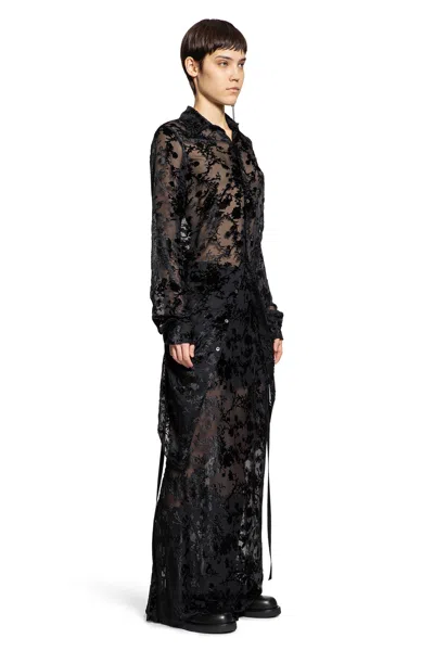 Ann Demeulemeester Rada High Comfort Dèvorè Shirt