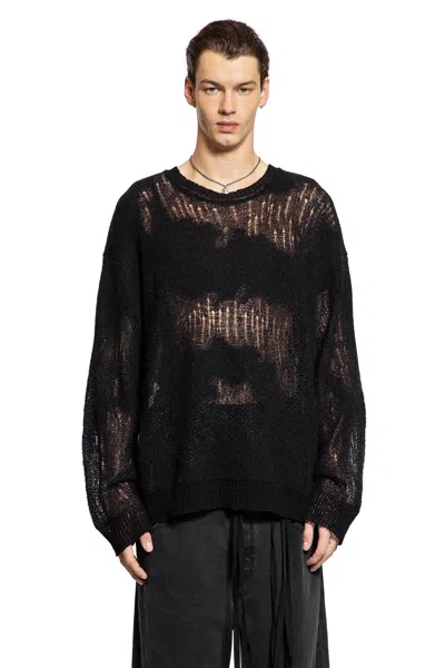 Ann Demeulemeester Kamillo Oversize Sweater In Black