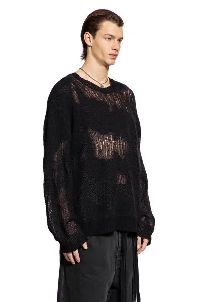 Ann Demeulemeester Kamillo Oversize Sweater In Black