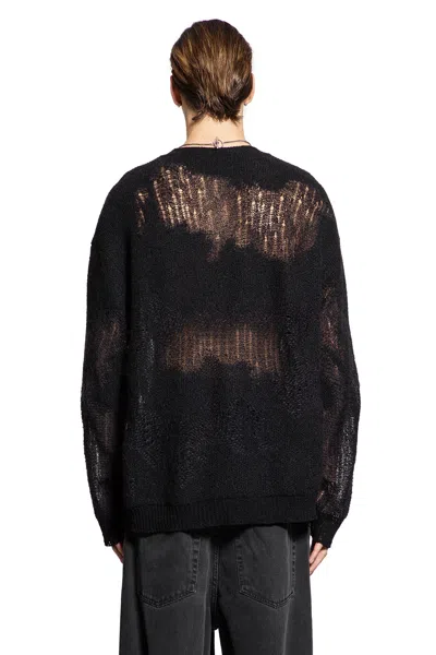 Ann Demeulemeester Kamillo Oversize Sweater In Black