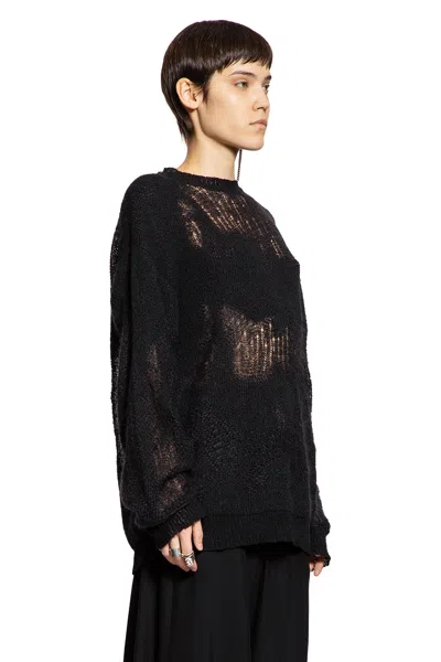Ann Demeulemeester Lalla Oversize Sweater In Brushed Mohair
