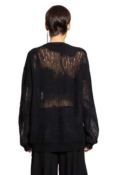 Ann Demeulemeester Lalla Oversize Sweater In Brushed Mohair