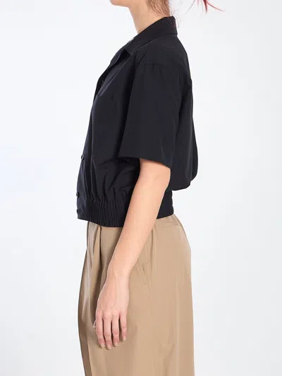Bottega Veneta Black Wool Shirt
