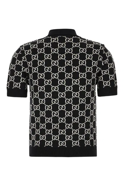 Gucci Gg Supreme Wool Polo Shirt