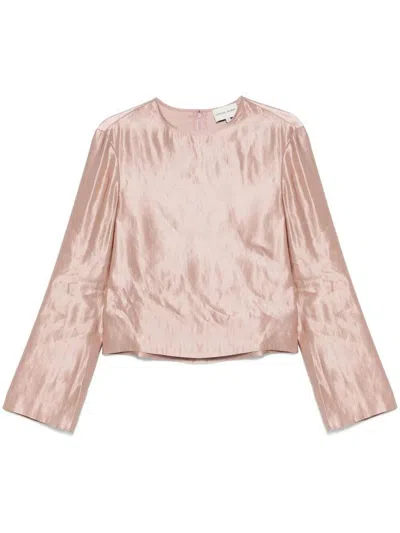 Loulou Studio Nino Round Neck Blouse Clothing
