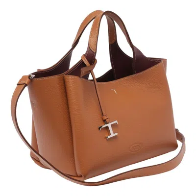 Tod's T Timeless Mini Leather Tote